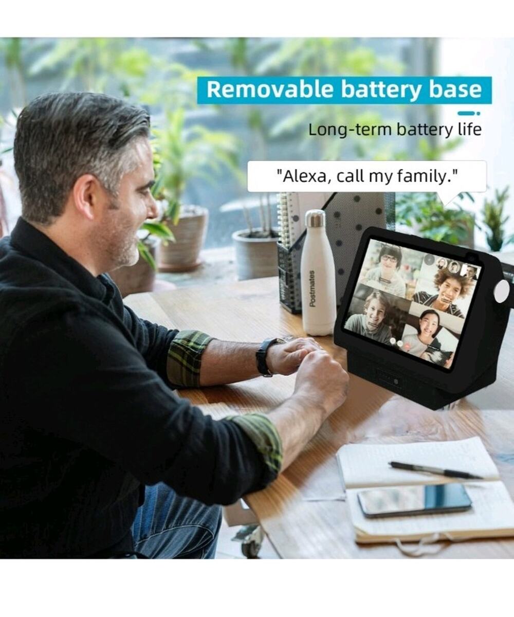 Battery Base for Show8 1st & 2nd Gen, Portable 9.5 Hours Protector with Handle